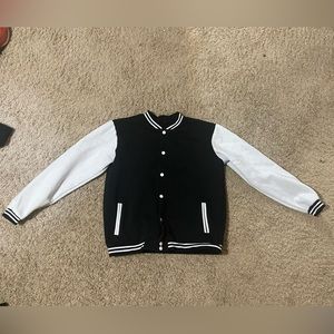 Varsity Jacket-Black & White